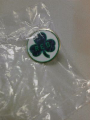 NBA Boston Celtics Red Auerbach Clover Pin Brand New In Unopened Package 