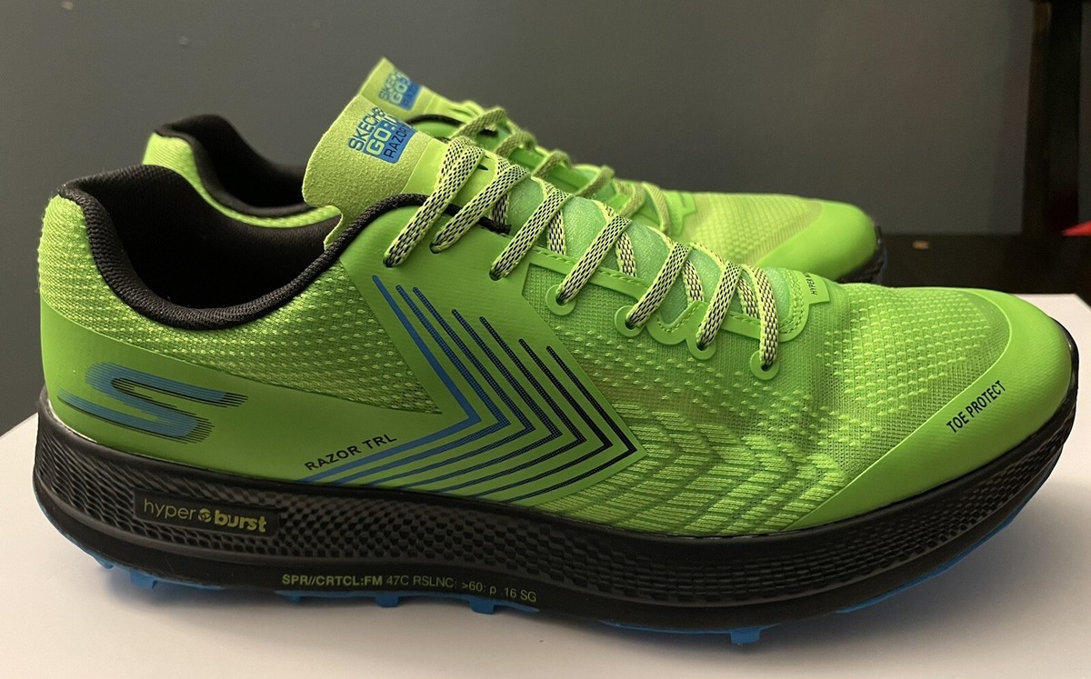SKECHERS Performance GO RUN Razor TRL Hyper Burst LIME/BLACK  display picture 3