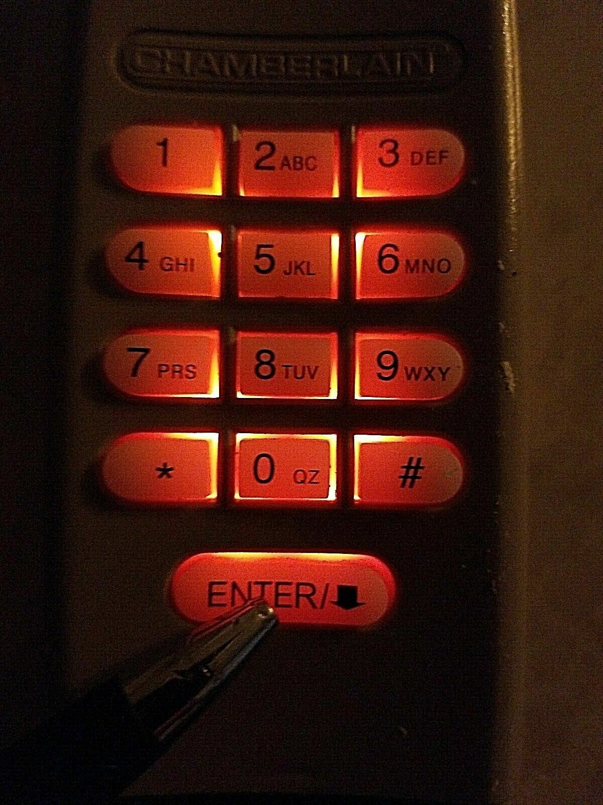 OEM Chamberlain Liftmaster 940D01 Wireless Entry Keyless Keypad Purple