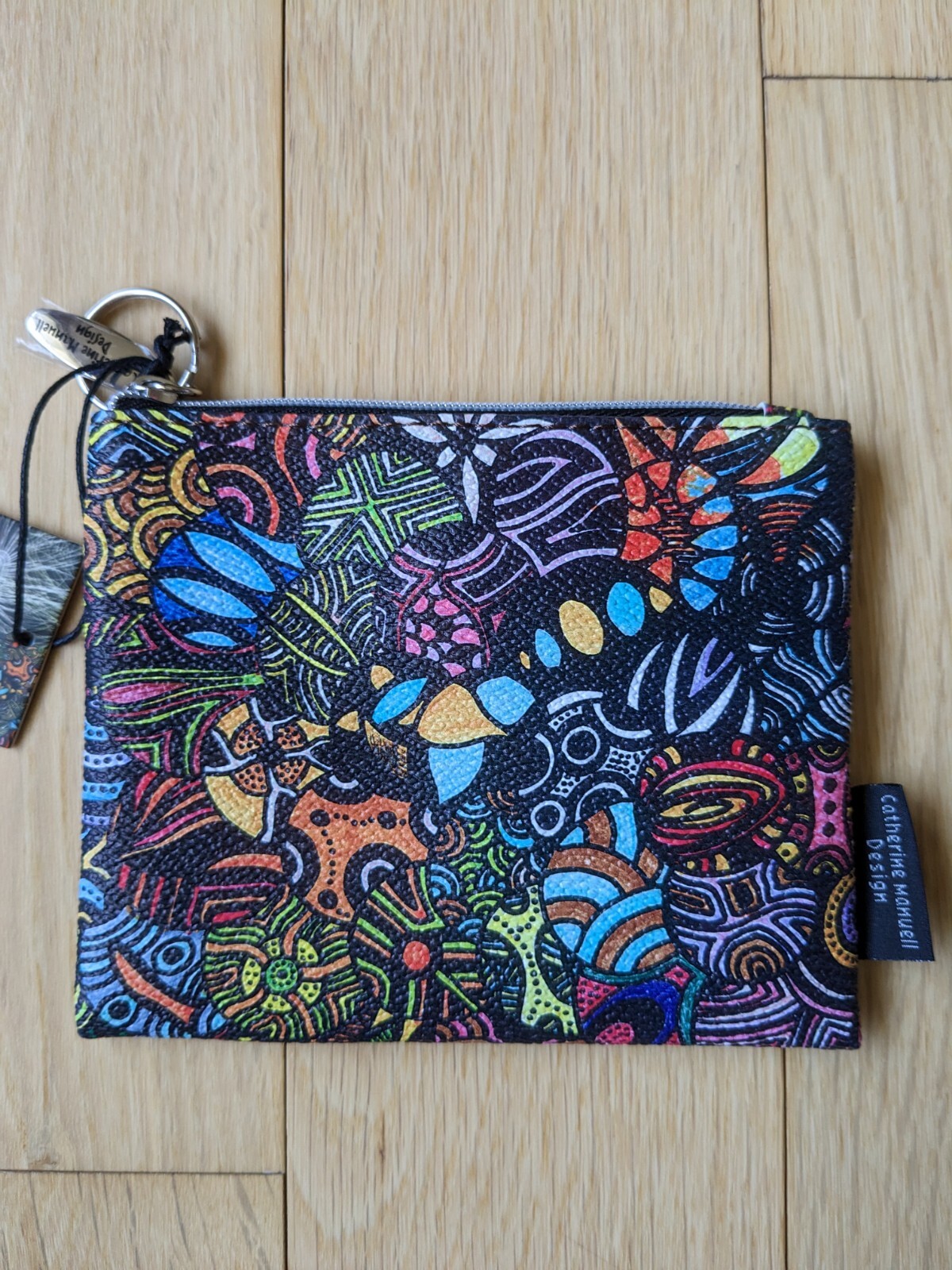 Boho chic abstract expression zipper everyday lea… - image 2