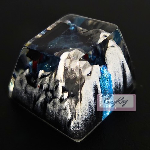 Snow Torii Gate - Handpainted Artisan Resin Keycap for Mechanical Keyboard - Picture 4 of 4