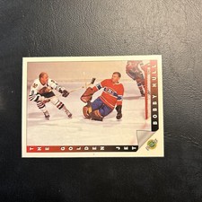 B15 1991/92  Ultimate Hockey Original Six 6 #91, Bobby Hull Chicago Blackhawks