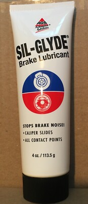 AGS SIL GLYDE Brake Lubricant 4 OZ. Tube BK4 HighTemperature BK-4 Hi Temp 