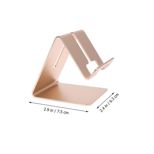 Metal Mobile Phone Holder Tablet Bracket Aluminum Alloy Desktop Stand Flat - 第 12/12 張圖片
