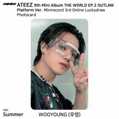 ATEEZ THE WORLD EP.2 OUTLAW Minirecord 3rd Online Lucky Draw