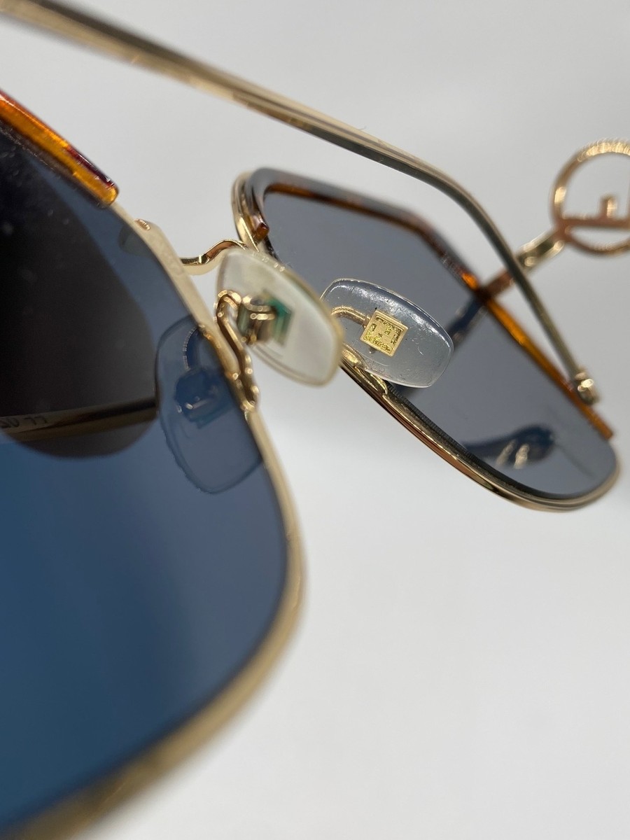 小物 FENDI Vintage Gold logo sunglasses Fendi FS 302 – Sammy & Nino's Store