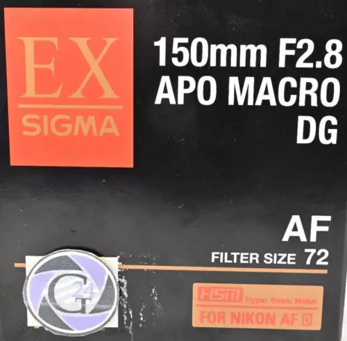 Sigma 150mm f/2.8 HSM APO Macro DG für Nikon - GT24 - 12 Monate Gewährleistung