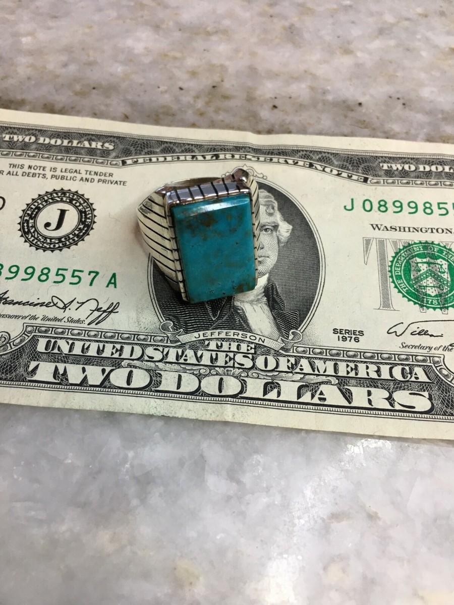 RAY JACK Native American/Navajo/Western Sterling Silver Ring Sz 11