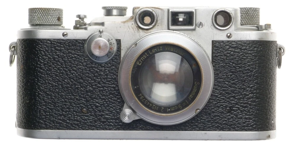 Leica IIIf black + Elmar 5cm f3.5 Appareil photo télémétrique - Catawiki