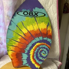 Skim Lizard  Tie Dye Skim Board Outer Banks Unscratched Heel Loads Of Fun #cs