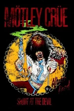 11.69x16.54 Rare Motley Crue Poster 1983 Allister Fiend Shout At The Devil