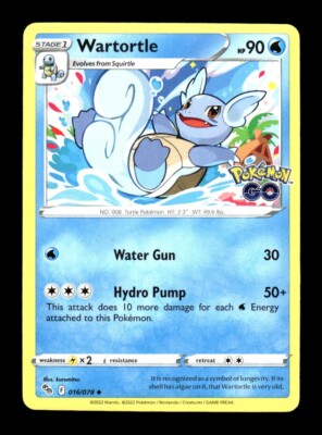NM] Wartortle 016/078 Pokémon GO Regular [ENG