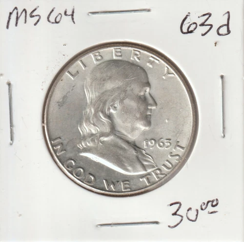 1963-D Franklin Half Dollar MS Condition