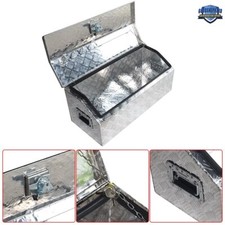 Caja de herramientas de aluminio 30"x13"x13" Pentágono para camión RV remolque con mango lateral