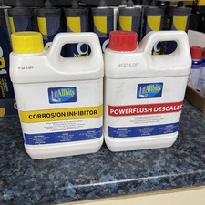 Central Heating System Inhibitor - 1 L | And Powerflush Descaler DOUBLE PACK