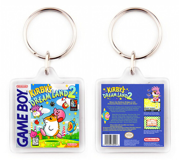 KIRBY'S Dream Land 2 Game Boy Nintendo Porte-Clés Porte-Clé