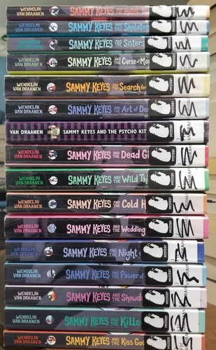Lot of 16 Sammy Keyes Series Books by Wendelin Van Draanen Mystery Kids x-librar