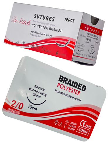2/0 Polyester Sterile Training Suture Thread With Sewing Box - Picture 10 of 10