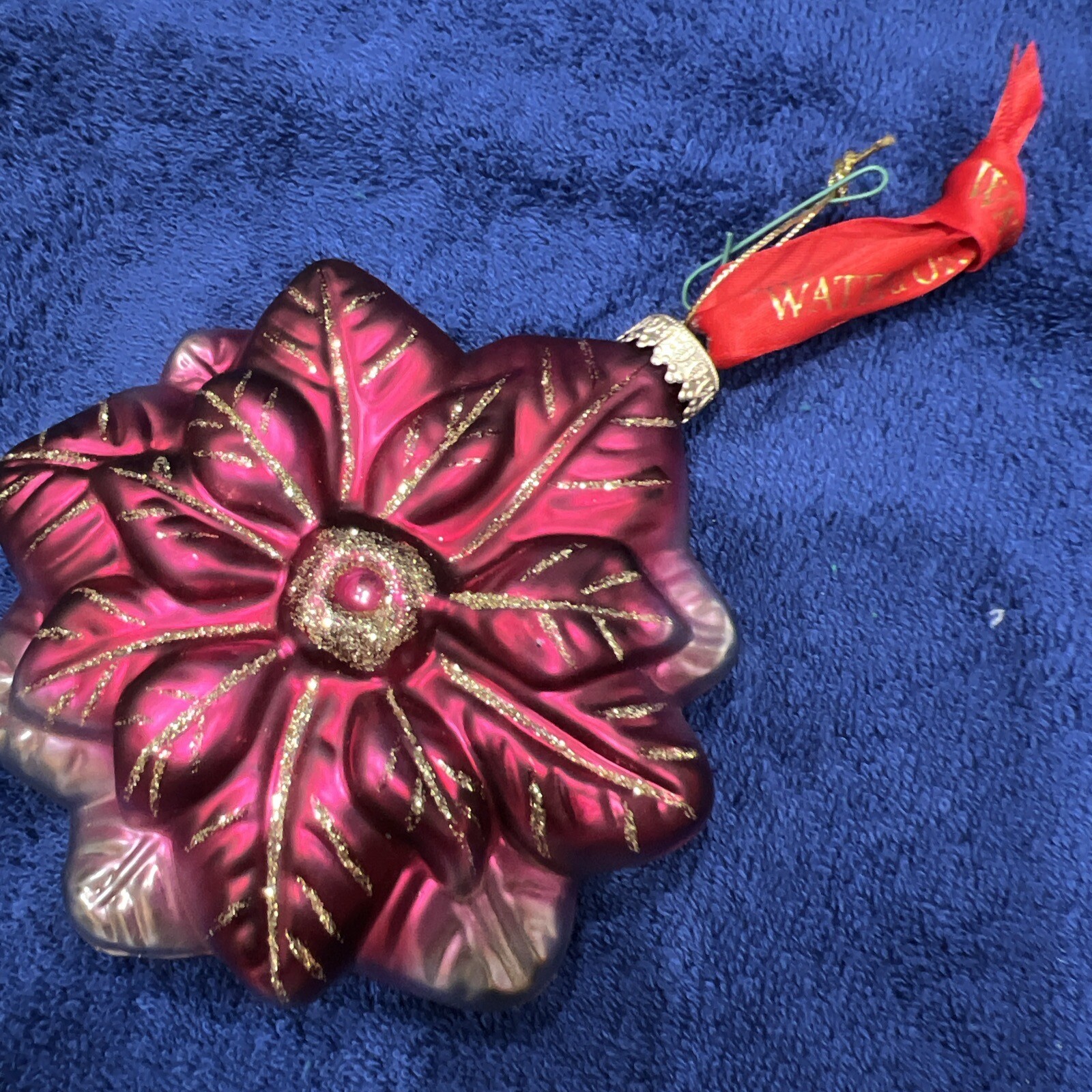 Lot of 5 Waterford Holiday Heirlooms Glass Christmas Ornaments eBay