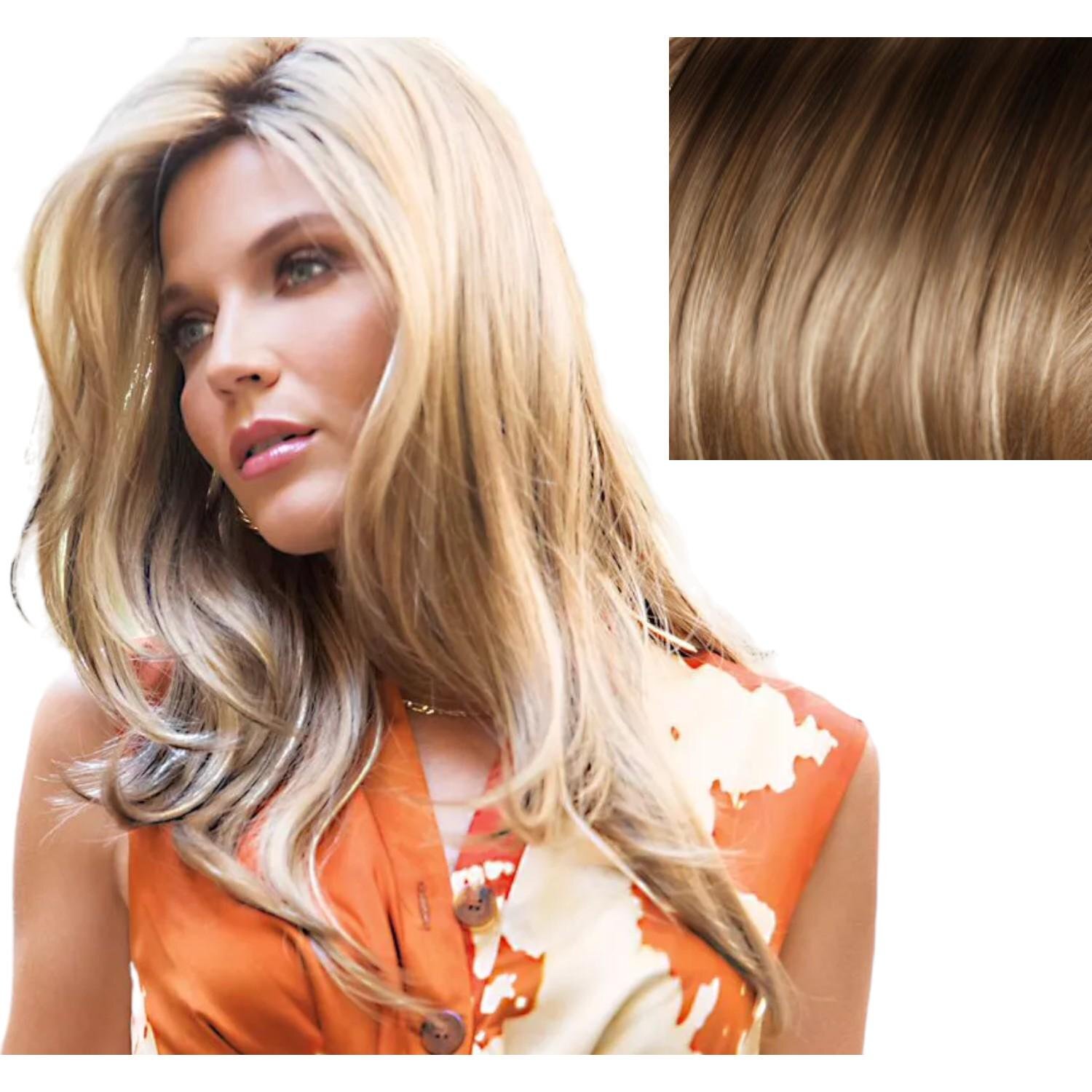 Rene of Paris Angelica Noriko Collection Wavy Long Wig Maple Sugar 24690₽