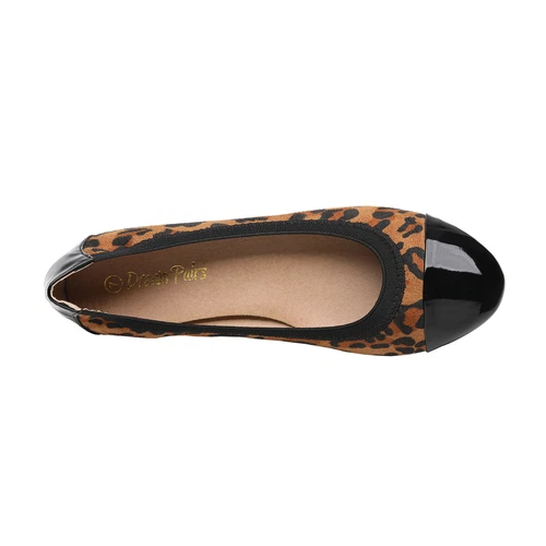 Women Classic Round Toe Ballet Flat Comfort Work Slip On Office Flat Shoes - Picture 17 of 43