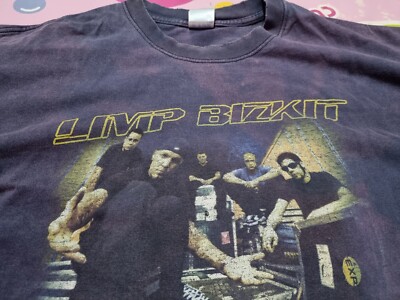 rare Vtg Limp Bizkit Tour T Shirt Chocolate Starfish crazy