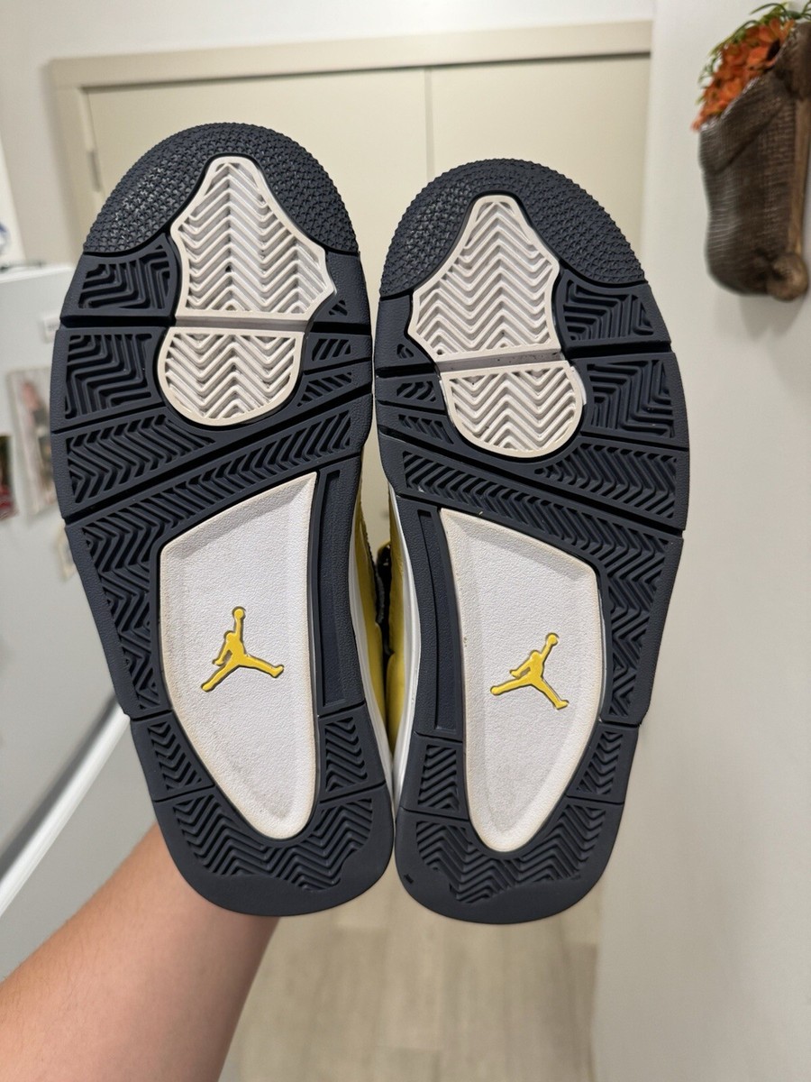 Size 6.5Y 8W - Jordan 4 Retro GS Yellow Lightning 2021