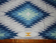 Free Spirit Wander Azteca blue cotton quilt fabric Joel Dewberry 1 yd Southwest