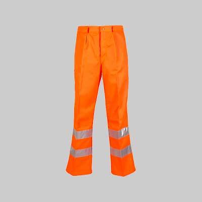 Pantalone fustagno alta visibilita' tg. m