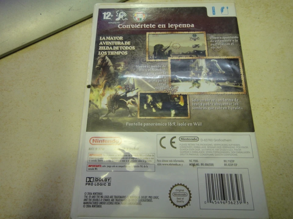 THE LEGEND OF ZELDA TWILIGHT PRINCESS NINTENDO Wii PAL-España Español Complete, foto 2 de 5