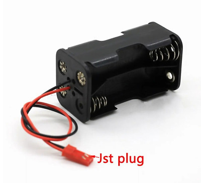 RC Nitro Auto Empfänger Batterie Halter Case Box Pack 4 x AA kompatibel JST 2 Pin