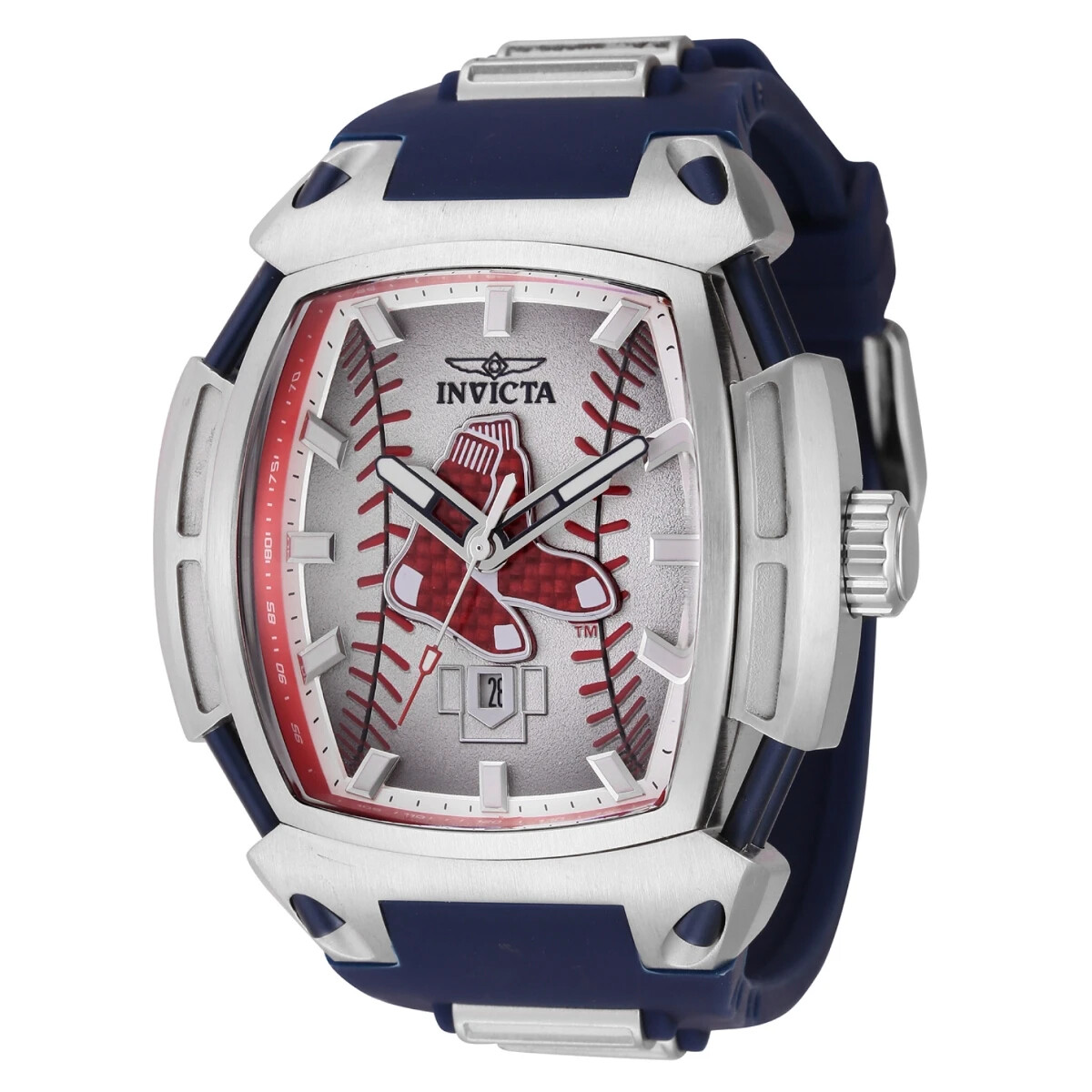 Invicta MLB Boston Red Sox Men's Watch 53mm, Blue, Steel (42826) eBay