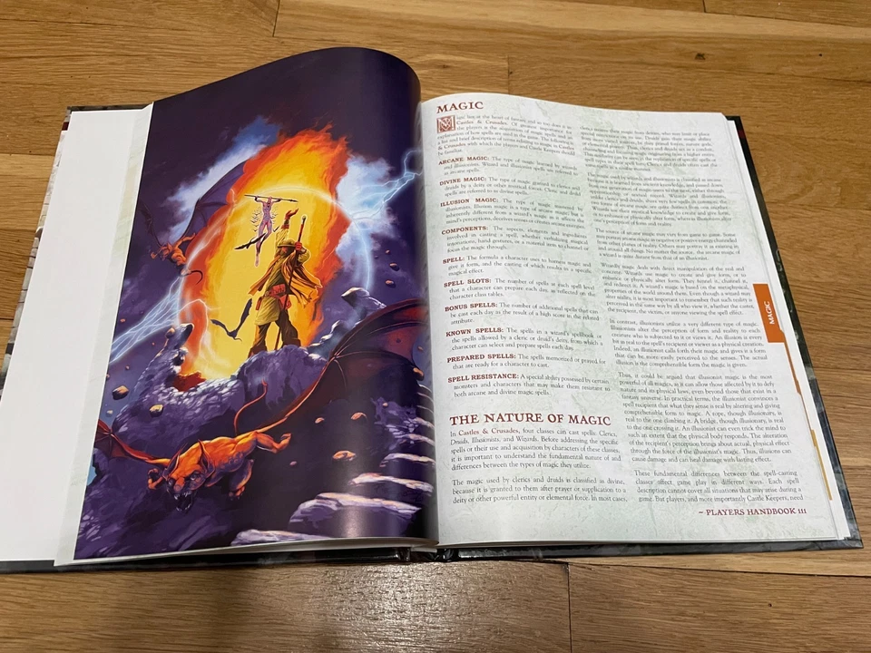 Castles & Crusades Player's Handbook Reforged Tribute Cover OSR D&D Foto 3 de 4