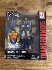 Transformers Titans Return Decepticon Hazard & Blitzwing Action Figure 2017 Y