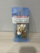 WubbaNub Giraffe Infant Pacifier Plush Combo 0-6 Months Baby First Friend NEW