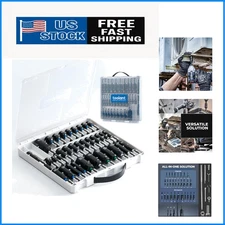 All-in-One 34Pcs Nut Driver and Impact Bit Tool Set - Quick Change Connector