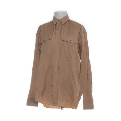 Wardrobe.NYC, Hemd, Größe: M, W5002_R03, Beige, Baumwolle, Einfarbig, Damen #T8Q