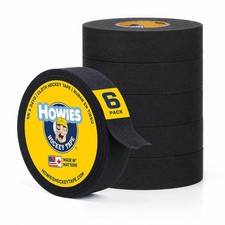 Black Hockey Tape Cloth Stick 6-Pack