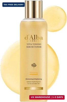 d'alba Piedmont White Truffle Vita Toning Serum Toner, Glass Skin with Double Vi