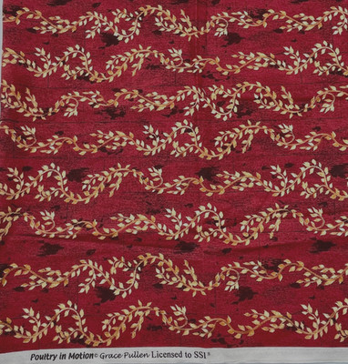 POULTRY IN MOTION by Grace Pullen for SSI South Sea Imports Vine on Redwood 1 yd