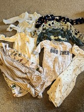 Baby Boy Gerber Carter's Misc Footed Pajama 6-12 MO 2 Sacks 0-3 Lot Of 10 M6