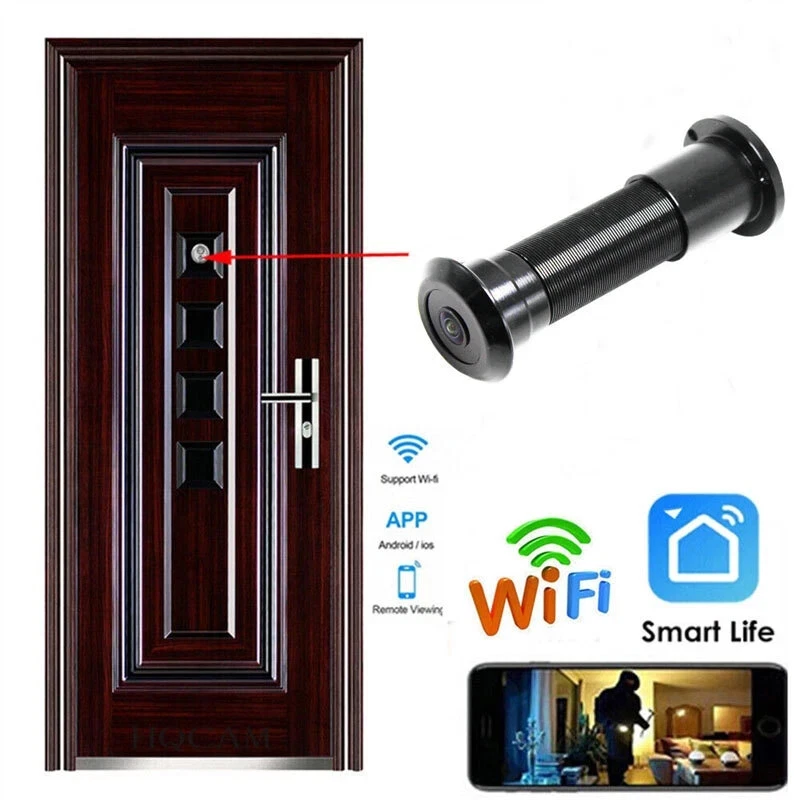 Spioncino Digitale Da Porta 3,5 Pollici - Schermo LCD, Angolo 120°, Sensore HD, Nero