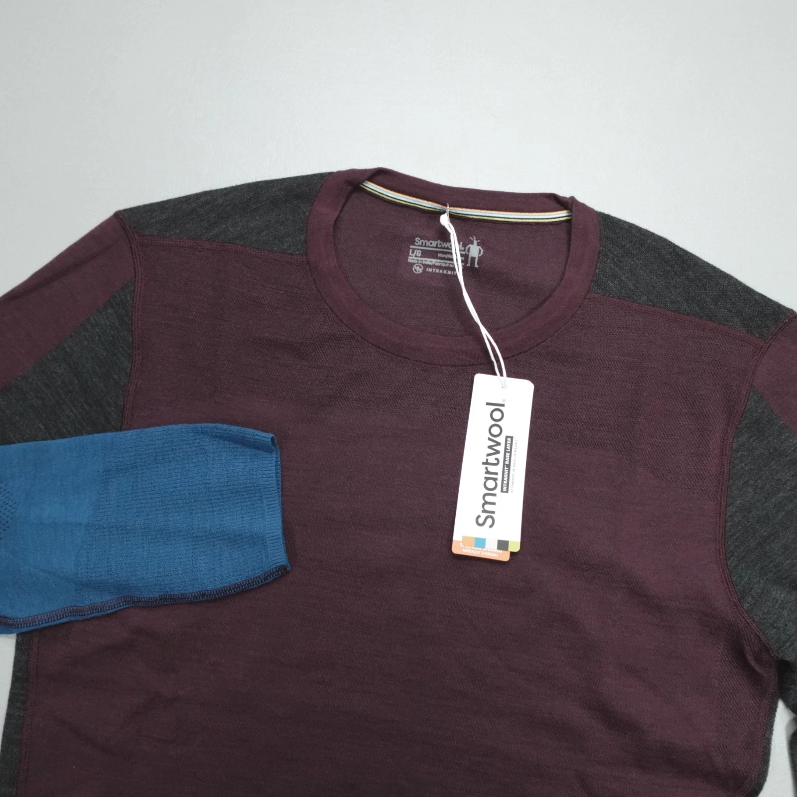Smartwool Intraknit Thermal Merino Base Layer Shirt Men's Size L Crew Purple
Opens in a new window o