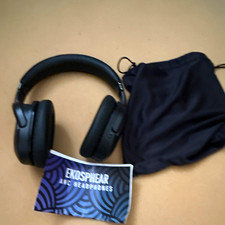 EKOSPHERE Over-Ear Headphones Black Headband Style w/ Drawstring Pouch