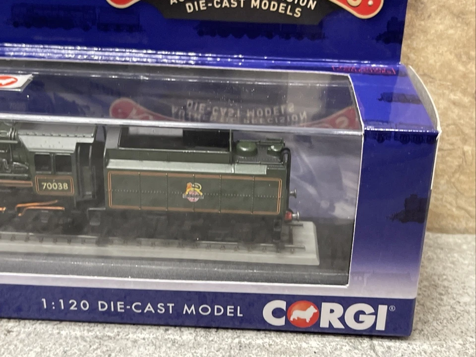Corgi Rail Legends ST97703 1:120 BR 4-6-2 Britannia Class ‘Robin Hood’ 70038?NEW - Image 3 of 4