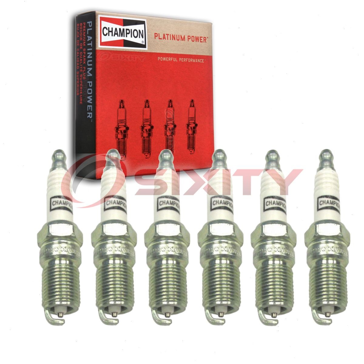 6 pc Champion Platinum 3401 Spark Plugs for RS10PYC4 HGR8DDP HGR7KQC AWSF42P rt