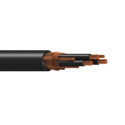50' Belden 29524C 8 AWG 3 Conductor Shielded VFD Power Cable 600V/1000V