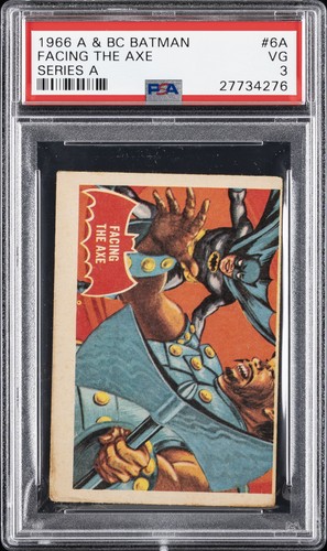 1966 A&BC Batman Red Bat #6A — PSA 3