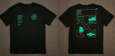 Off-White Arch Shapes Slim T-Shirt Reprint Graphic Streetwear Tee S-5XL