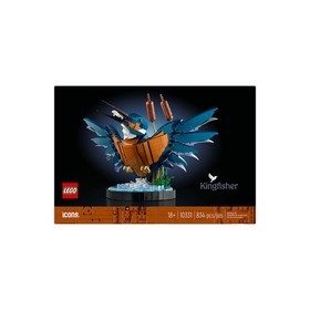 LEGO 6474624 Icons Kingfisher Bird Model, Creative Set for Adults to Build and